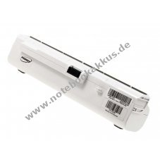 Akku fr Packard Bell dot S Serie 4400mAh Wei (Modell 2010)